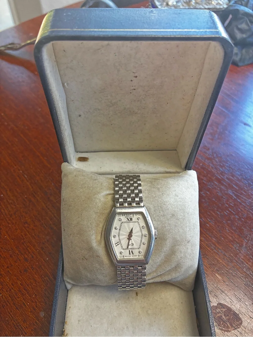 Bedat & Co. Ladies Watch No.3 Ref 306 Stainless Steel Diamond Dial New Battery